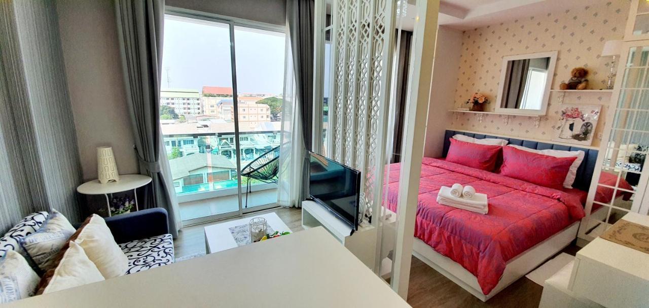 Sweet Seaview Flr6 With Toproop Pool Flr7 At The Blux Bangsaen Buitenkant foto